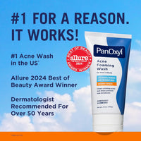PanOxyl Acne Foaming Wash Benzoyl Peroxide 10% Maximum Strength Antimicrobial, 5.5 Oz - 7DAY'S