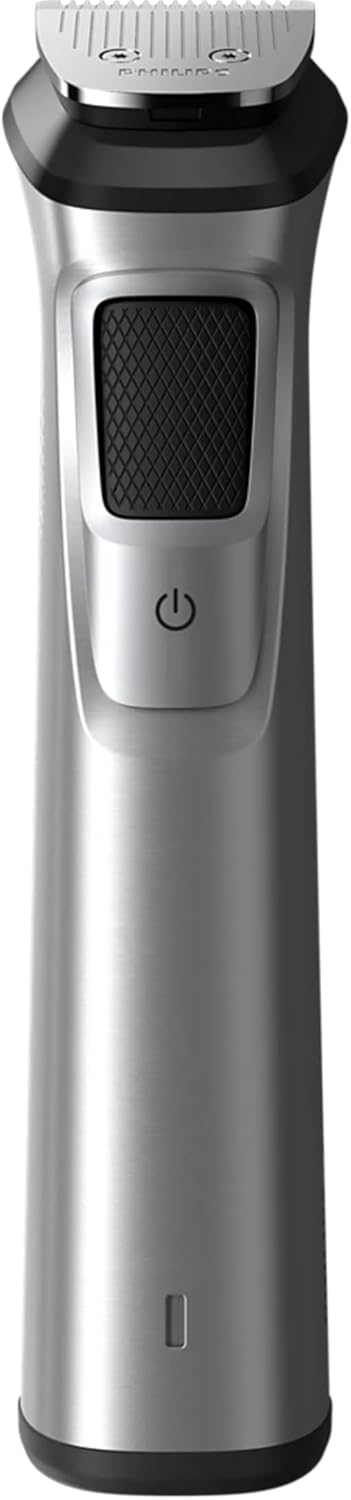 PHILIPS Multi Groomer 8000 Series, 21 Piece Grooming Kit, Beard Trimmer for Men, All - in - One Precision Trimmer for Face, Head, and Body - 7DAY'S