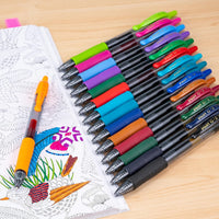 Pilot G2 Premium Gel Roller Pens 0.7, Fine Point Smooth Writing Pens Black, Pack of 12 - 7DAY'S