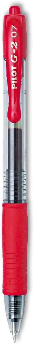 Pilot G2 Premium Gel Roller Pens 0.7, Fine Point Smooth Writing Pens Black, Pack of 12 - 7DAY'S