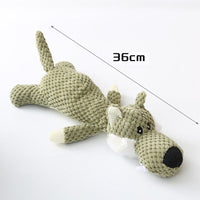 Plush Cartoon Puppy Dog Toy Pet Dog Chew Squeak Toys For Small Dogs Teeth Grinding Pet Products Dog Accessories - 7DAY'S