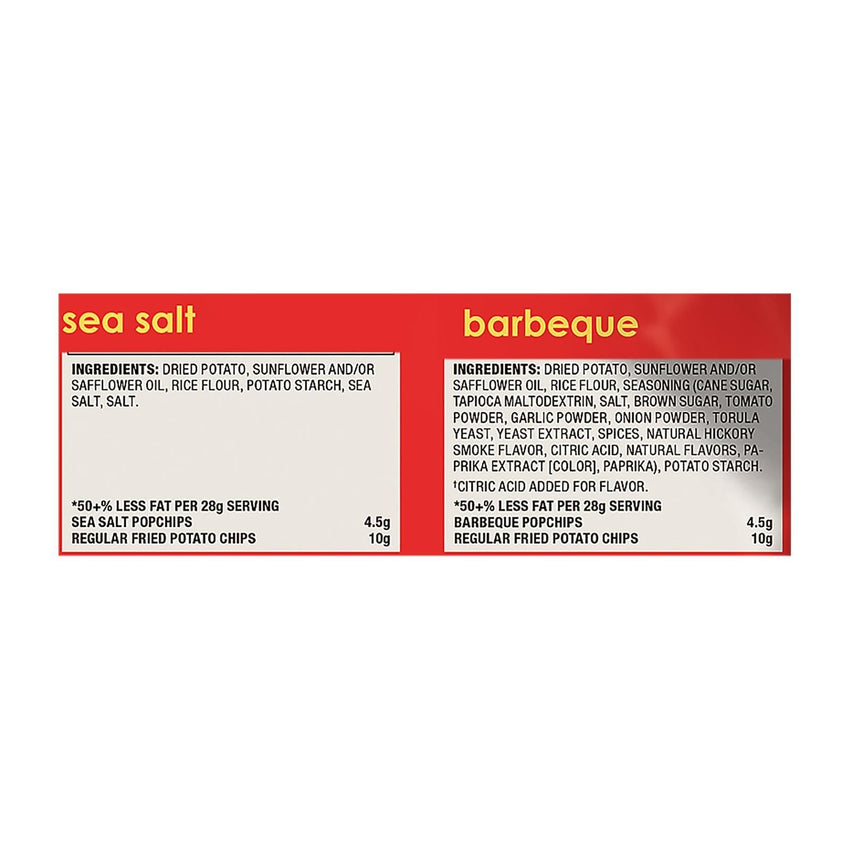 Potato Chips, Bbq/sea Salt Flavor, 0.8 Oz Bag, 6/pack - 7DAY'S