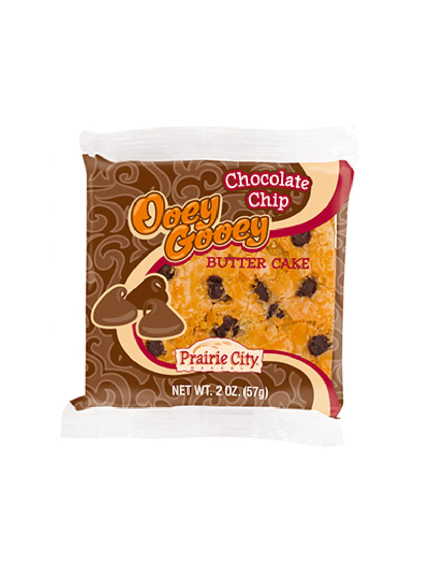 Prairie City Bakery Ooey Gooey Butter Cake Individually Wrapped On The Go Dessert Sweet Treats Perfect For Snacking 2 Ounce Snack Cakes Pack of 10 (Original) - 7DAY'S