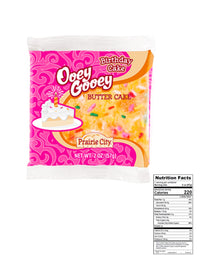 Prairie City Bakery Ooey Gooey Butter Cake Individually Wrapped On The Go Dessert Sweet Treats Perfect For Snacking 2 Ounce Snack Cakes Pack of 10 (Original) - 7DAY'S
