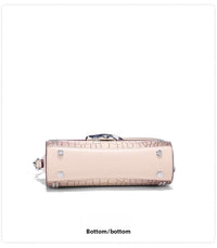 Premium sense crocodile print bag new commuter box bag female crossbody small square bag - 7DAY'S