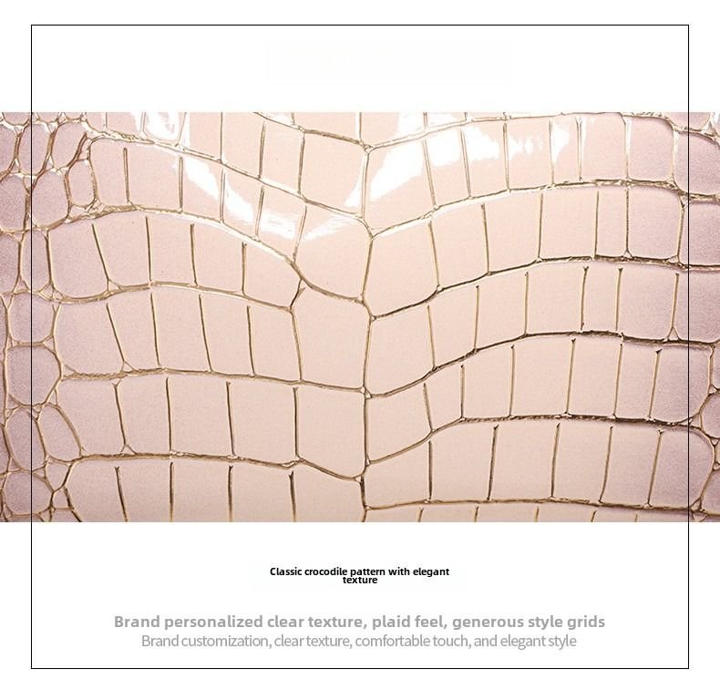 Premium sense crocodile print bag new commuter box bag female crossbody small square bag - 7DAY'S