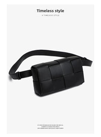 Premium sense of hundred with small bag 2025 new fashion pure color weaving niche ladies crossbody bag small aroma wind women's bag - 7DAY'S