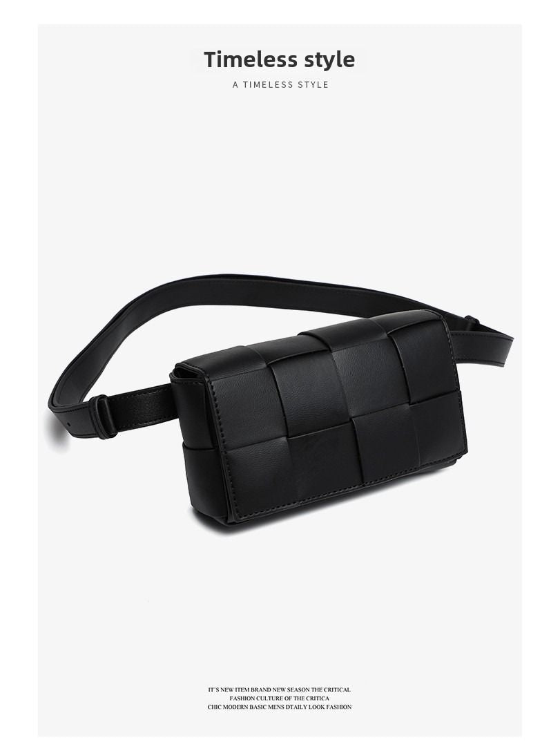 Premium sense of hundred with small bag 2025 new fashion pure color weaving niche ladies crossbody bag small aroma wind women's bag - 7DAY'S