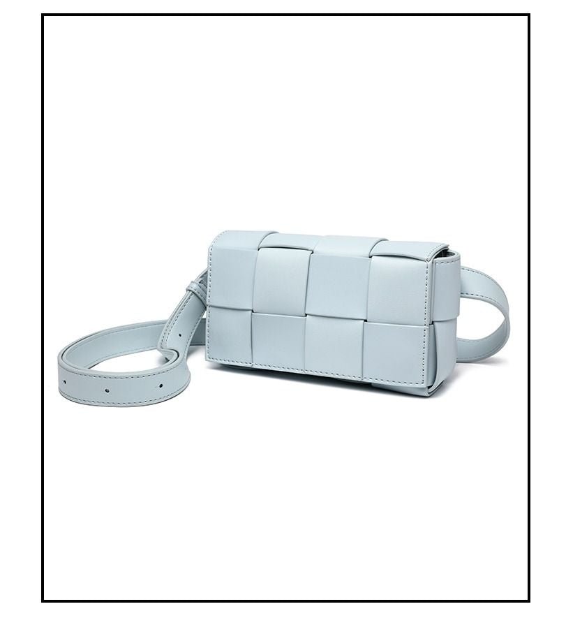 Premium sense of hundred with small bag 2025 new fashion pure color weaving niche ladies crossbody bag small aroma wind women's bag - 7DAY'S