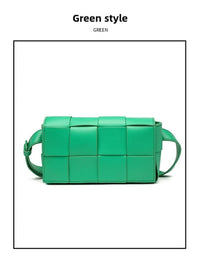 Premium sense of hundred with small bag 2025 new fashion pure color weaving niche ladies crossbody bag small aroma wind women's bag - 7DAY'S