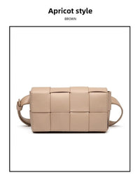 Premium sense of hundred with small bag 2025 new fashion pure color weaving niche ladies crossbody bag small aroma wind women's bag - 7DAY'S