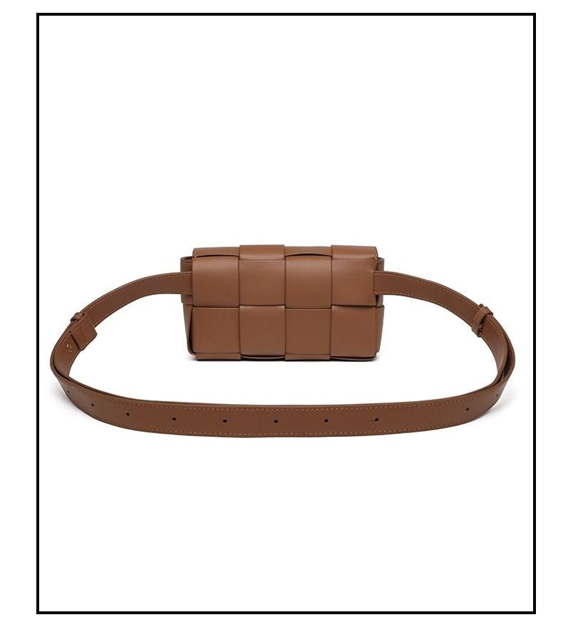 Premium sense of hundred with small bag 2025 new fashion pure color weaving niche ladies crossbody bag small aroma wind women's bag - 7DAY'S