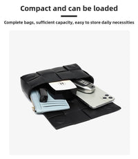 Premium sense of hundred with small bag 2025 new fashion pure color weaving niche ladies crossbody bag small aroma wind women's bag - 7DAY'S
