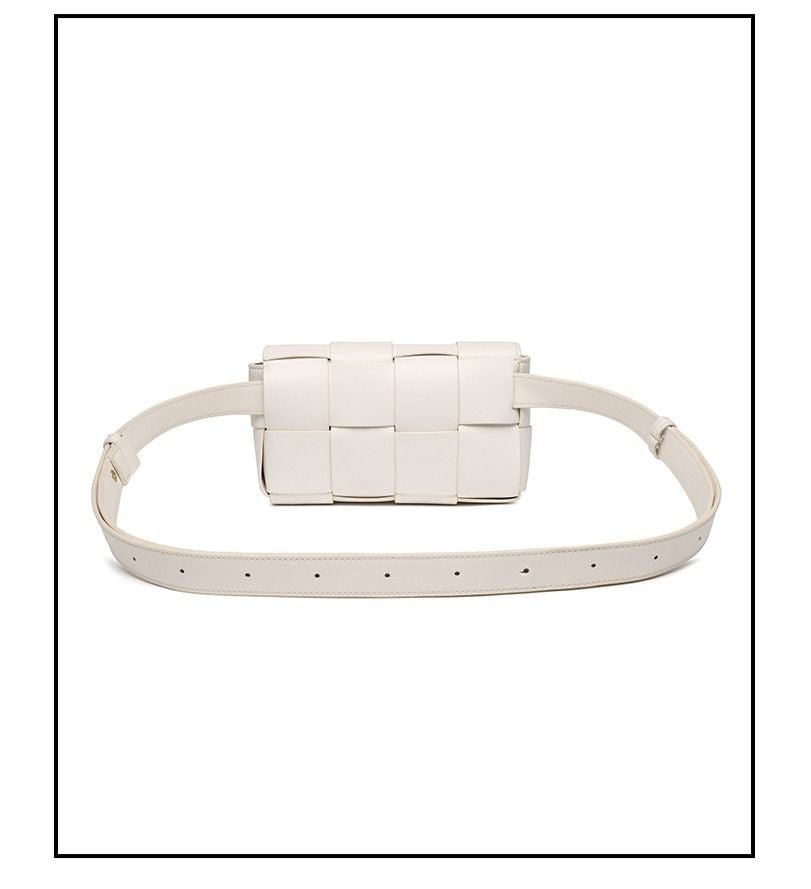 Premium sense of hundred with small bag 2025 new fashion pure color weaving niche ladies crossbody bag small aroma wind women's bag - 7DAY'S