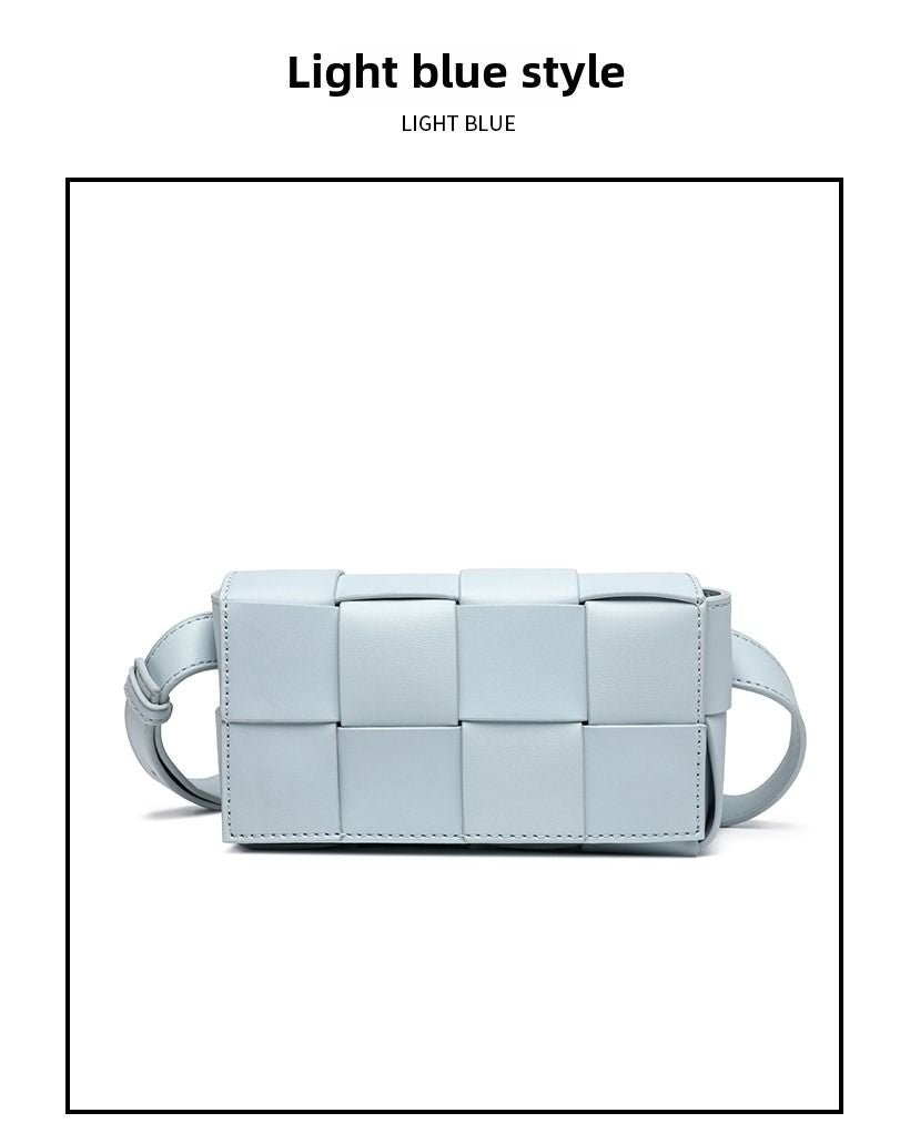 Premium sense of hundred with small bag 2025 new fashion pure color weaving niche ladies crossbody bag small aroma wind women's bag - 7DAY'S