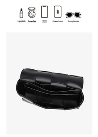 Premium sense of hundred with small bag 2025 new fashion pure color weaving niche ladies crossbody bag small aroma wind women's bag - 7DAY'S