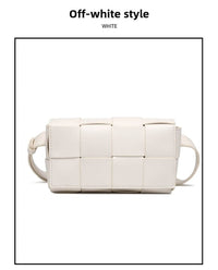 Premium sense of hundred with small bag 2025 new fashion pure color weaving niche ladies crossbody bag small aroma wind women's bag - 7DAY'S