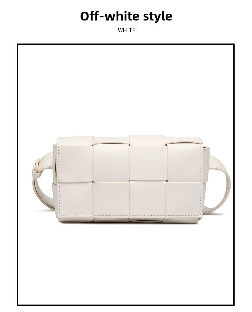 Premium sense of hundred with small bag 2025 new fashion pure color weaving niche ladies crossbody bag small aroma wind women's bag - 7DAY'S