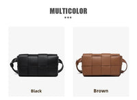 Premium sense of hundred with small bag 2025 new fashion pure color weaving niche ladies crossbody bag small aroma wind women's bag - 7DAY'S