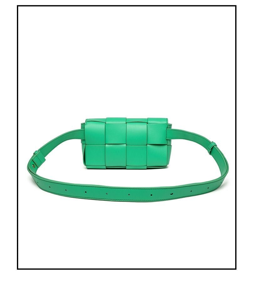 Premium sense of hundred with small bag 2025 new fashion pure color weaving niche ladies crossbody bag small aroma wind women's bag - 7DAY'S