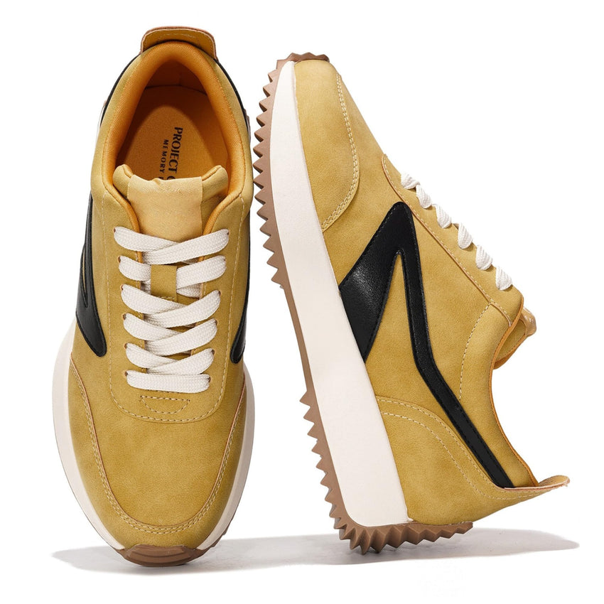 Project Cloud Womens Sneakers - Memory Foam Insole and Lightweight Spring Shoes - Non - Slip Lace Up Trendy Shoes - Fashion Sneakers for Women 2025 - 7DAY'S