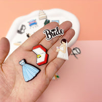 PVC Shoe Charms for Clog Sandals, USA Flag, Dancing, Cheerleading, DIY Shoe Decoration Charms, Party Favor - 7DAY'S