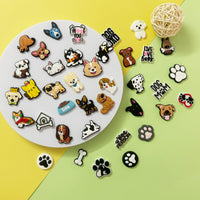 PVC Shoe Charms for Clog Sandals, USA Flag, Dancing, Cheerleading, DIY Shoe Decoration Charms, Party Favor - 7DAY'S