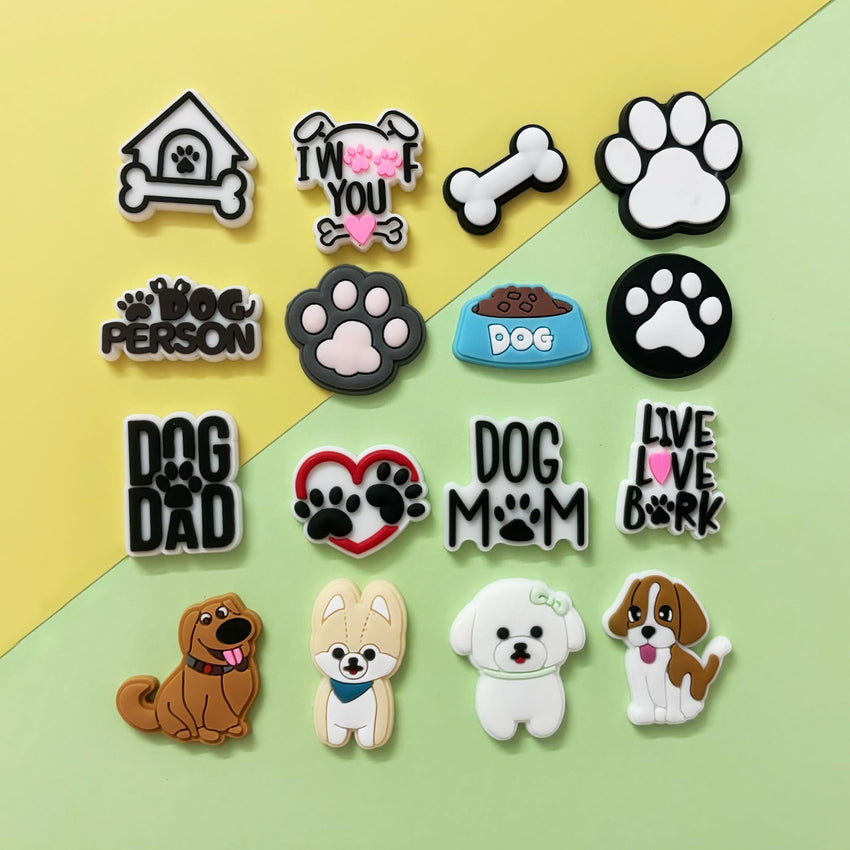 PVC Shoe Charms for Clog Sandals, USA Flag, Dancing, Cheerleading, DIY Shoe Decoration Charms, Party Favor - 7DAY'S