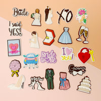 PVC Shoe Charms for Clog Sandals, USA Flag, Dancing, Cheerleading, DIY Shoe Decoration Charms, Party Favor - 7DAY'S