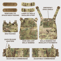 Quick Release Airsoft Weighted Military Breathable Vests - 7DAY'S