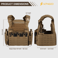 Quick Release Airsoft Weighted Military Breathable Vests - 7DAY'S