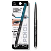 Revlon ColorStay Pencil Waterproof Eyeliner, Smudge - Proof, Eye Makeup with Built - In Sharpener, 202 Black Brown, 0.01 oz - 7DAY'S