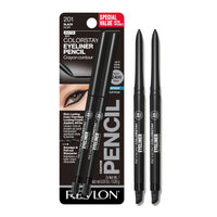 Revlon ColorStay Pencil Waterproof Eyeliner, Smudge - Proof, Eye Makeup with Built - In Sharpener, 202 Black Brown, 0.01 oz - 7DAY'S