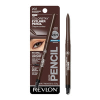 Revlon ColorStay Pencil Waterproof Eyeliner, Smudge - Proof, Eye Makeup with Built - In Sharpener, 202 Black Brown, 0.01 oz - 7DAY'S