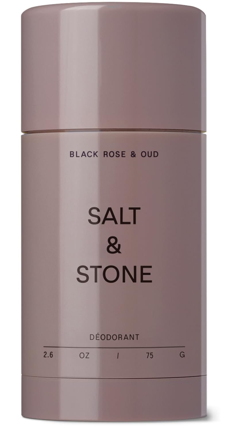 SALT & STONE Aluminum Free Deodorant | Extra Strength 48 Hour Protection for Women & Men | Made with Seaweed Extracts, Shea Butter & Prebiotics (Santal & Vetiver) - 7DAY'S
