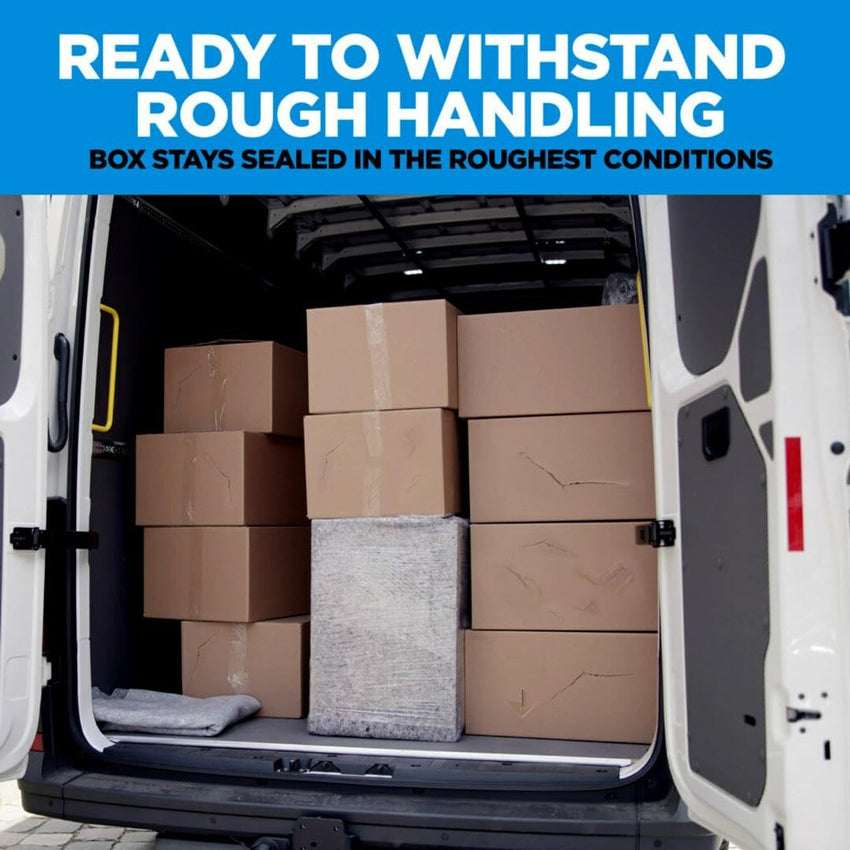 Scotch Heavy Duty Shipping and Moving Packing Tape, Clear, Packing and Moving Supplies, 1.88 in. x 22.2 yd., 6 Tape Rolls with Dispensers - 7DAY'S