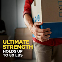 Scotch Heavy Duty Shipping and Moving Packing Tape, Clear, Packing and Moving Supplies, 1.88 in. x 22.2 yd., 6 Tape Rolls with Dispensers - 7DAY'S