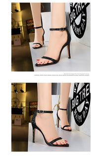 Sexy Women's Pumps; high heels; stiletto heels; glitter sequins - 7DAY'S