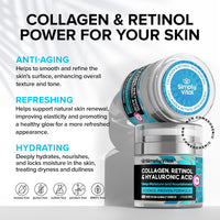 SimplyVital Collagen, Retinol & Hyaluronic Acid Cream - Anti - Aging Face Moisturizer for Face, Firming Skin Care Neck & Décolleté - Made in USA, Daily Moisturizer Face Cream Day & Night - 1.7 fl.oz. - 7DAY'S