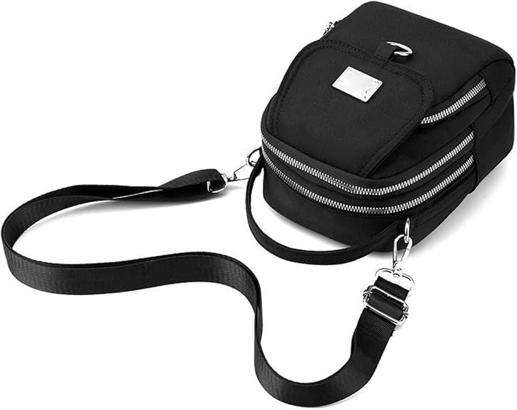 Small Crossbody Purse for Women, Nylon Crossbody Wallet Phone Bag Shoulder Strap Wallet Pouch, Mini Cell Phone Purse - 7DAY'S