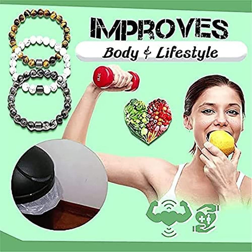 Smoking Cessation Bracelet, Smoking Cessation Bracelet for Women&men Set, Anti Smoking Bracelet, Quit Smoking Bracelet, Smoking Sensation Bracelet, Release Stress and Bring Luck Bracelet (5pcs) - 7DAY'S