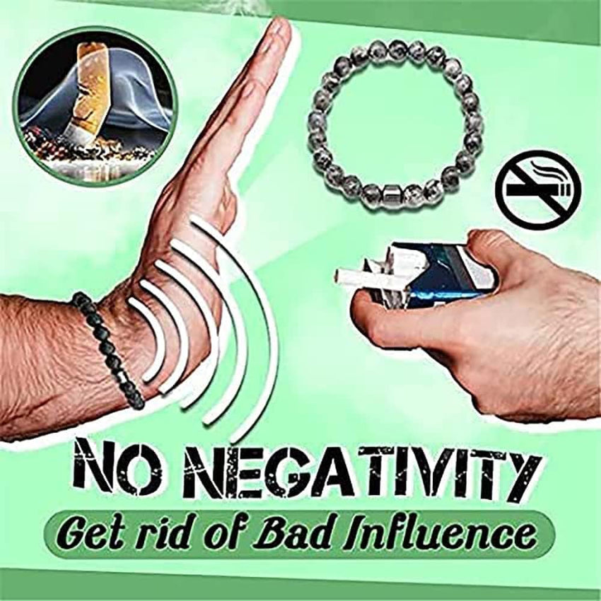 Smoking Cessation Bracelet, Smoking Cessation Bracelet for Women&men Set, Anti Smoking Bracelet, Quit Smoking Bracelet, Smoking Sensation Bracelet, Release Stress and Bring Luck Bracelet (5pcs) - 7DAY'S