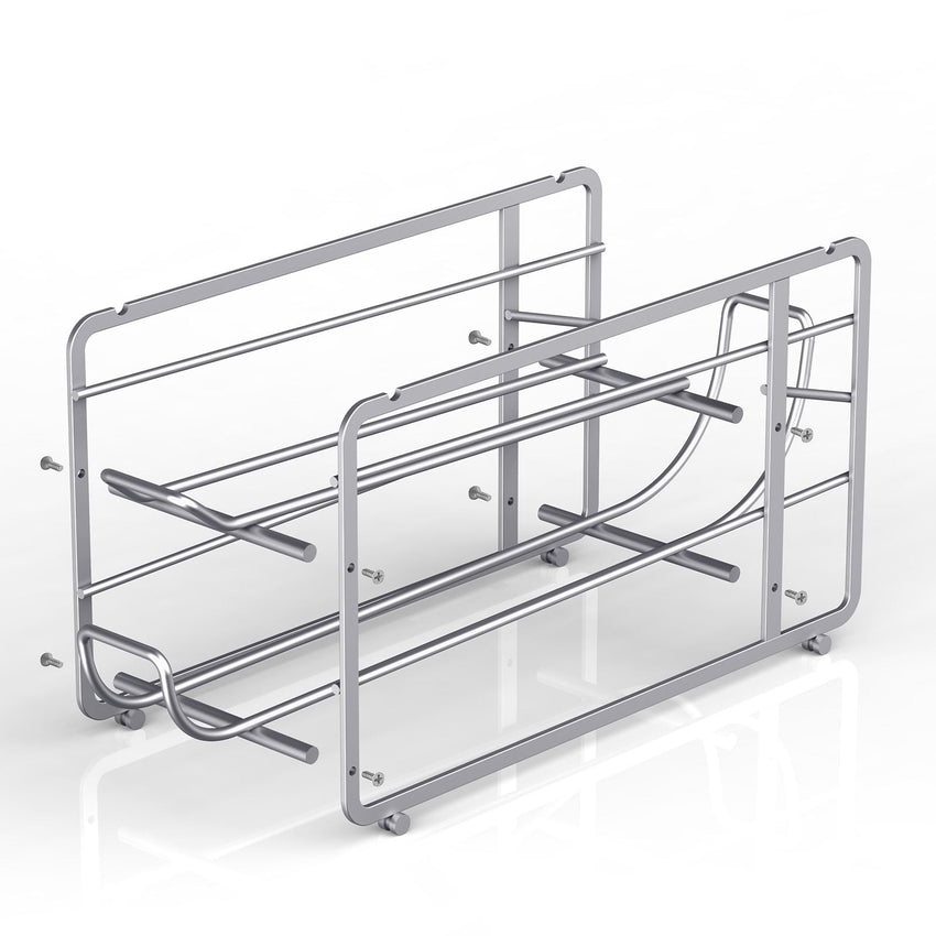 Soda Can Organizer Storage Rack, 2 Pack Stackable Beverage Soda Can Dispenser Organizer Holder for Refrigerator, Cabinet, Pantry - 7DAY'S