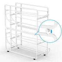 Soda Can Organizer Storage Rack, 2 Pack Stackable Beverage Soda Can Dispenser Organizer Holder for Refrigerator, Cabinet, Pantry - 7DAY'S