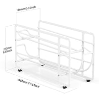 Soda Can Organizer Storage Rack, 2 Pack Stackable Beverage Soda Can Dispenser Organizer Holder for Refrigerator, Cabinet, Pantry - 7DAY'S