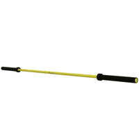 Soozier 7.2ft Weight Bar, Olympic Bar with Rotating Sleeves, Non - Slip Knurling Grip, 1500lbs Weight Capacity, Yellow - 7DAY'S