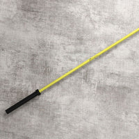 Soozier 7.2ft Weight Bar, Olympic Bar with Rotating Sleeves, Non - Slip Knurling Grip, 1500lbs Weight Capacity, Yellow - 7DAY'S