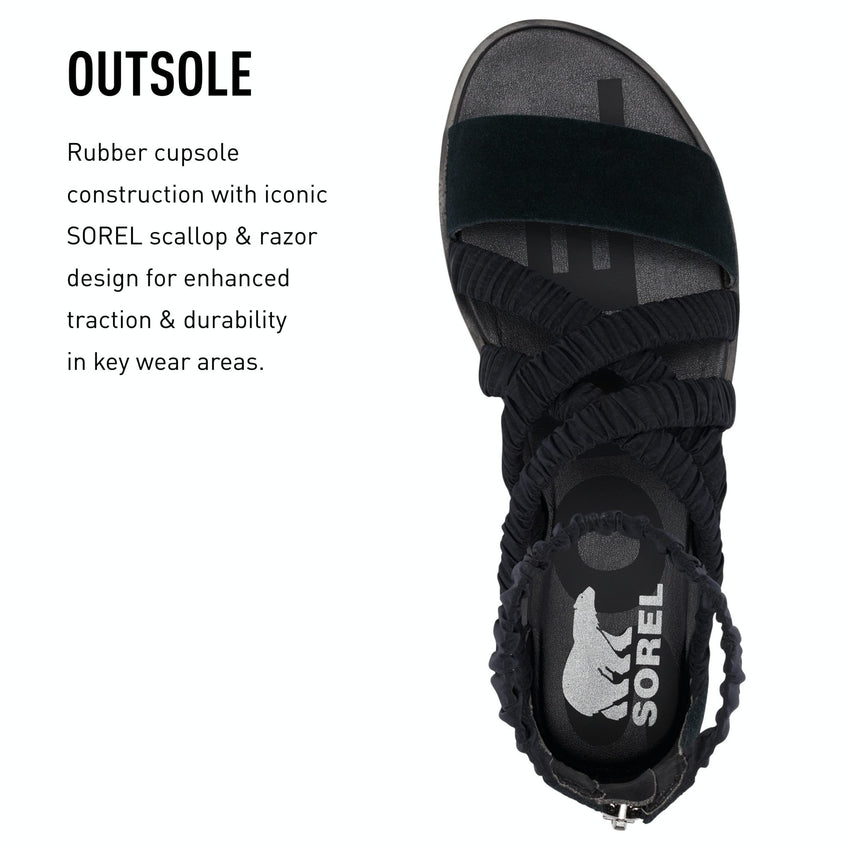 Sorel Women's Ella II Ankle Strap Sandals - 7DAY'S