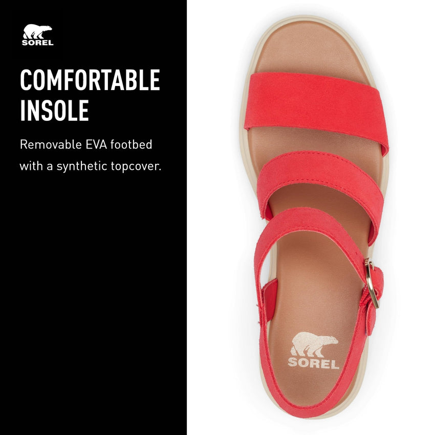 Sorel Women's Joanie Heel Ankle Strap Sandals - 7DAY'S