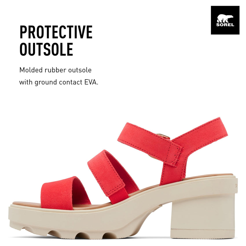 Sorel Women's Joanie Heel Ankle Strap Sandals - 7DAY'S